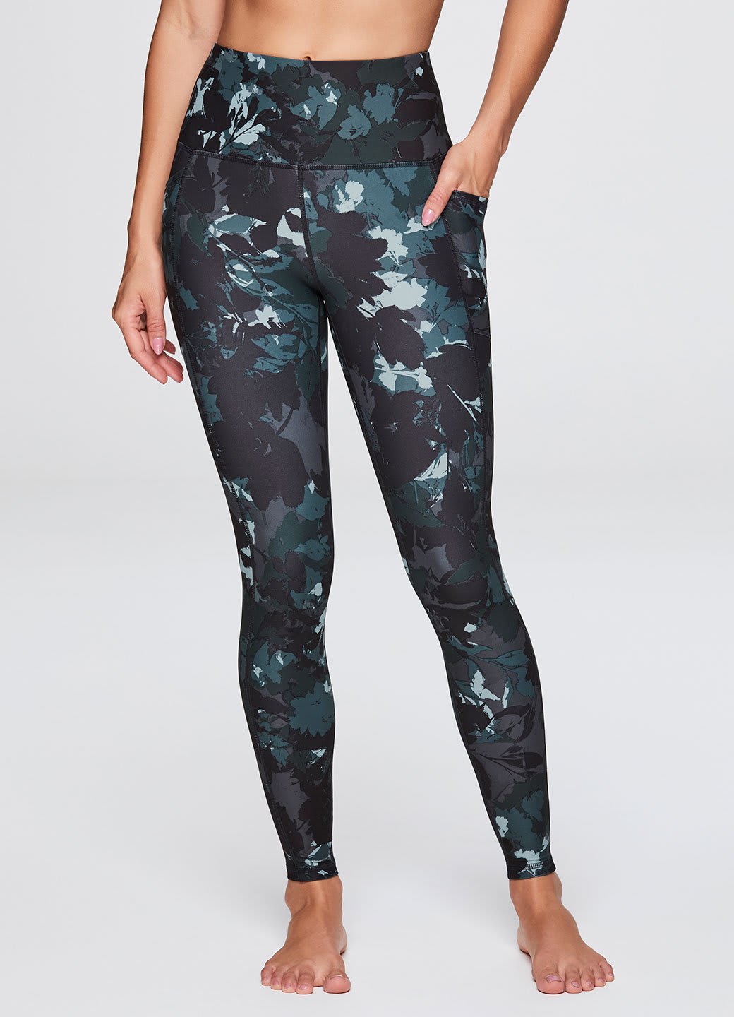 Tonal Floral Super Soft Legging – RBX 