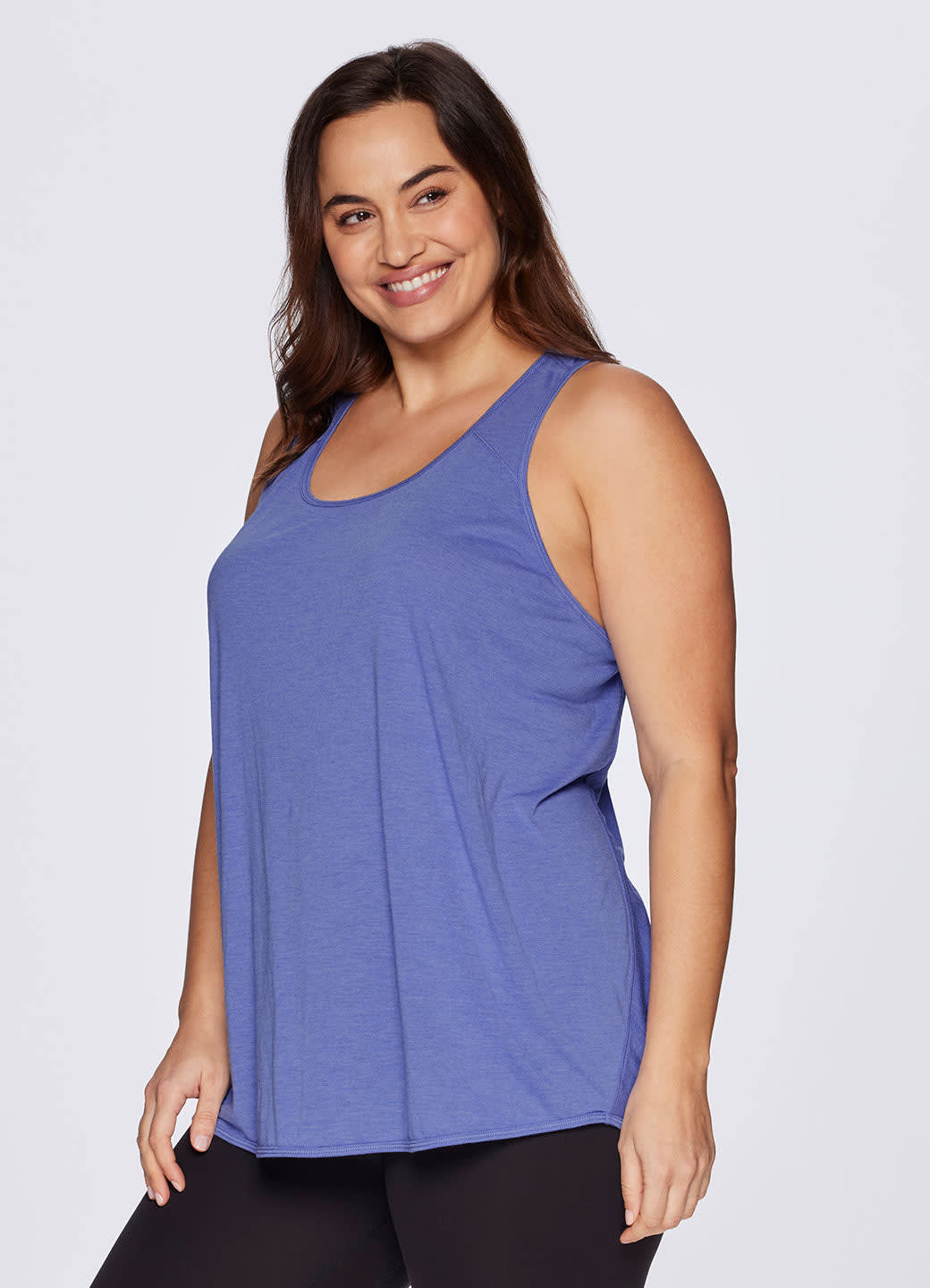 Plus Prime Relaxed Twist Back Tank Top – RBX Active